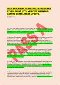 2025 AHIP FINAL EXAM 2025. A PASS EXAM  STUDY GUIDE WITH VERIFIED ANSWERS.  ACTUAL EXAM LATEST UPDATE. NEW EXAM!!!