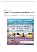 Test Bank - Ebersole and Hess Gerontological Nursing and Healthy Aging in Canada, 3rd Edition (Boscart, 2023),  | All Chapters Complete A+ Guide