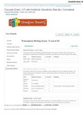 Shadow Health Focused Exam: UTI with Antibiotic Sensitivity- Medication Selection Course Shadow Health Focused Exam: UTI with Antibiotic Sensitivity (N615) Institution Shadow Health Focused Exam: UTI With Antibiotic Sensitivity Shadow Health Focused Exam: