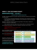 Pharmacology For Nursing Practice (NR-293) WEEK 3 Edapt Notes Pharm