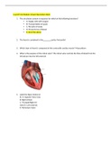 BIO 152 A and P 152 Module 1-4 Exams PACKAGE with Questions and Answers NOV 2022 Session