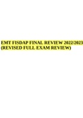 EMT FISDAP FINAL REVIEW 2022/2023 (REVISED FULL EXAM REVIEW).