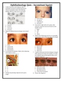 Ophtha Quiz – Incomitant Squint