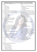 Ophtha Quiz - Extraocular Muscles and Ocular Motility