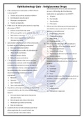 Ophtha Quiz - Antiglaucoma Drugs