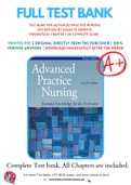 Test Bank For Advanced Practice Nursing 4th Edition By Susan M. DeNisco 9781284176124 Chapter 1-30 Complete Guide .