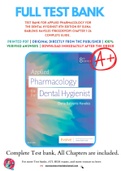 Test Bank For Applied Pharmacology for the Dental Hygienist 8th Edition by Elena Bablenis Haveles 9780323595391 Chapter 1-26 Complete Guide .