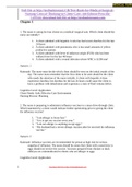 Exam (elaborations) MED SURG 250 Test Bank for Medical-Surgical Nursing Critical Thinking in Client Care, 4th Edition Priscilla LeMon Course MED SURG 250 Institution MED SURG 250 Test Bank for Medical-Surgical Nursing Critical Thinking in Client Care, 4th