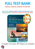 LeMone and Burke’s Medical-Surgical Nursing 7th Edition Bauldoff Test Bank