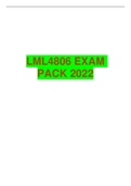 LML4806 EXAM PACK 2024