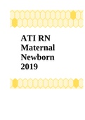 ATI RN Maternal Newborn 2019