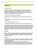 (Answered/Complete) Applying Jean Watson's Theory on Human Caring/Caring Science Core Principles to APN Practice: Jean Watson’s Theory of  Human Caring/Caring Science.