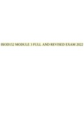 BIOD152 MODULE 3 FULL AND REVISED EXAM 2022.