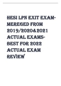 HESI PN EXIT EXAM PACK