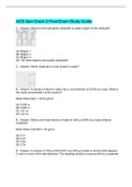 ACS Gen Chem 2 Final Exam Study Guide