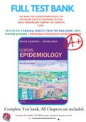 Test Bank For Gordis Epidemiology 6th Edition By David D Celentano; Moyses Szklo 9780323552295 Chapter 1-20 Complete Guide .