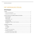 samenvatting ademhalingstelsel - biomedische wetenschappen 2