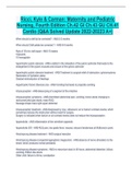 Ricci, Kyle & Carman: Maternity and Pediatric  Nursing, Fourth Edition Ch.42 GI Ch.43 GU CH.41  Cardio (Q&A Solved Update 2022-20223 A+)