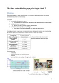 Volledige notities Ontwikkelingspsychologie deel 2