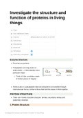 Investigate_the_structure_and_function_of_proteins_in_living_things