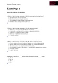 A&P 1 101 Module 4 (GRADED A+) Skeletal system TEST- Portage Learning Course A&P 1 101 Institution Portage Learning A&P 1 101 Module 4 Exam Page 1 Answer the following five questions: 1. Which of the following statements is TRUE concerning the function bo