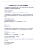 Pediatric ATI practice Exam 1 a nurse is assessing a 12 month old infant during a well child visit. which of the following findings should the nurse report to the provider