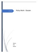 Policy Work Dossier - 2021