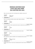 NRNP6541 MIDTERM EXAM LATEST 2022-2023/ NRNP 6541 MIDTERM 2022-2023