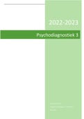 Samenvatting Psychodiagnostiek 3