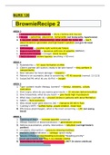 Exam (elaborations) NURS 120 BrownieRecipe 2.