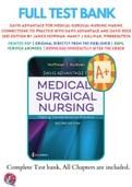 Test Banks For Davis Advantage for Medical-Surgical Nursing Making Connections to Practice with Davis Advantage and Davis Edge 2nd Edition by Janice Hoffman, Nancy J Sullivan, 9780803677074, Chapter 1-71 Complete Guide