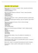 JMU Bio 140 Exam 1 Questions And Answers 2022/2023// JMU BIO 140 Exam 2 Questions Answers 2022/2023// JM0 EU Bio 14xam 3 Questions And Answers 2022/2023// JMU BIO 140 Exam #1 Vocab - Ch. 1, 2 & 6// VCU DPT Biomechanics Exam 3 Q&A 2022//VCU DPT MSK II Lab 