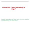  Evan Tyson: "Tired and Peeing at Night"