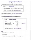 Integration By Partial Fractions Notes Calculus 2 MATH166