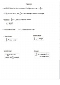 Series and Their Tests Calculus 2 MATH166