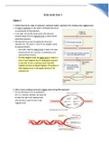 BIO 110  Exam 3 Study Guide Latest