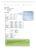 Spanish Ch. 6 Preterite Tense Regular Verbs Chart