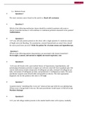 NRNP 6531 Week 6 Practice Midterm Exam Course NRNP 6531 (NRNP6531) Institution Walden University 1. Question: Which of the following dermatologic vehicles are the most effective in absorbing moisture and decreasing friction? 2. Question: The most common c