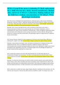 HESI 4 Exam/If the nurse is initiating IV fluid replacement  for a child who has dry, sticky mucous membranes, flushed  skin, and fever of 103.6 F. Laboratory finding indicate that  the child has a sodium concentration of 156 mEq/L. What  physiologic mech