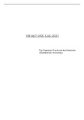 NR 667 VISE Call Notes/ NR 667 VISE STUDY GUIDE (LATEST UPDATE)  Institution Chamberlain College Of Nursing Course NR 667 (NR667)