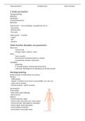 Samenvatting Vitale en fysische parameters Zwangerschap 1