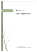 Samenvatting familiaal vermogensrecht 2021-2022