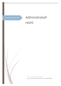 Samenvatting administratief recht 2021-2022