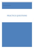 PRACTICE QUESTIONS