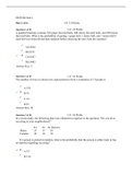 MATH 302 Quiz 2 Set 1