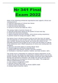 Nr 341 Final Exam 2022