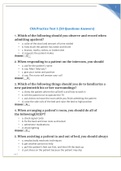 CNA Prometric Test 2 50 Questions and Answers (Latest 2022)- Study Guide