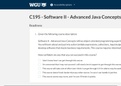 C195 - Software II - Advanced Java Concepts