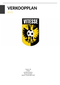 Verkoopplan/Salesplan Vitesse 