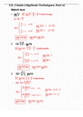 Limits (Algebraic Techniques, Part 2)